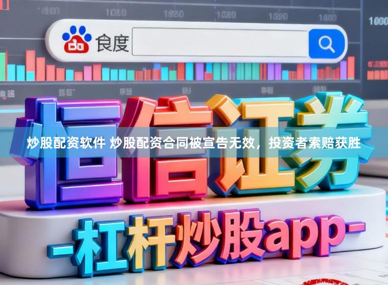 炒股配资软件 炒股配资合同被宣告无效，投资者索赔获胜