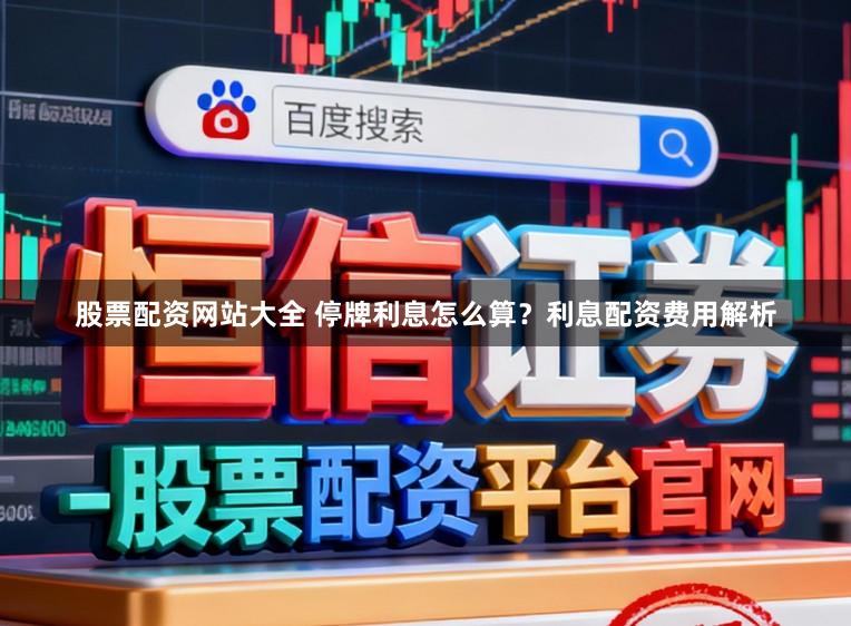 股票配资网站大全 停牌利息怎么算？利息配资费用解析